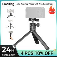 SmallRig Metal Tabletop Tripod with Arca-Swiss Quick Release Plate and Panoramic Ball Head for SmartPhones Cameras 4630