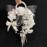Wedding wedding dress bride bouquet hand twist bouquet finished package supplies artificial flowers