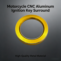 Motorcycle CNC Aluminum Ignition Starter Cover Key Ring for BMW R9T R NINET 2014-2023