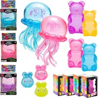 Needoh Jellyfish Octopus Gummy Bear Rabbit Sensory Squeeze Toy Non-toxic Soft Anxiety Relief Fidget Fingertip Squishy Toy Gift