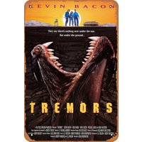 Tremors Horror Movie Poster Vintage Tin Sign Retro Metal Sign for Bar Man Cave Garage Home Wall Art Decor Gift