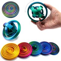 3D Printed Rotating Ball Toy O-Shaped Universal Fingertip Gyroscope Gravity Rotation Anxiety Relief Decompression Cool Toy