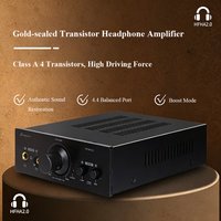 Hi-Fi Desktop Headphone Power Amplifier MUSE02 Op-Amp 2000mW Power 4.4mm Balanced Output Audiophile Headphone Amplifier