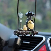 Cartoon Anime Totoro Classic Bus Umbrella Decoration Healing Series Car Decoration Cute Toy Gift