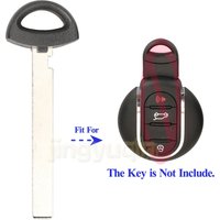 Jingyuqin Smart Car Key Emergency Insert Uncut Blade For BMW Mini Cooper Countryman Clubman F-Series F55 F56 2015-2018