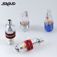 SAGUD Airbrush Moisture Trap Filter 1/8" Thread Inline Water Oil Separator for Airbrush Spray Gun Accessory for Hobby Painting