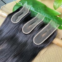 2x6 HD Lace Closure Straight Human Hair Pre Plucked Deep Parting Real HD Swiss Lace Raw Virgin Hair Invisible Melt Skin Hairline