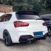 3D style F20 F21 LCI Rear Spoiler For BMW 1 series High-Kick Rear Deck Spoiler Lid Tail Fin Carbon Fiber 118i 135i 2015-2018