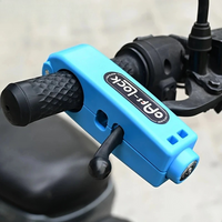 Mini Electric Bike Anti-Theft Lock, Portable Handlebar Grip Lock, Universal Security Lock for MTB Road Bike Scooter Motorcycle