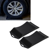 2pcs Car Tire Wheel Ramps Proof Heavy Duty Simple Using Tire Saver Ramps Powerful Load Bearing Capacity for RV Car Accessories