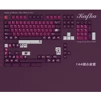 Honkai Star Rail Kafka Keycaps PBT Dye Sub Gaming Key Caps Cherry Profile Lightproof 144 Keys Genshin For Alice 61 68 98 104
