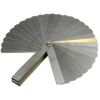 32 Blades Combination Feeler Gauge Stainless Steel Metric / Imperial Gapped Filler 0.04-0.88mm Measuring Instruments