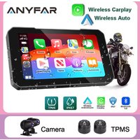 5 Inch Motorcycle Display Screen Carplay Moto Navigation Portable Digital Dashboard Motobike Android Auto