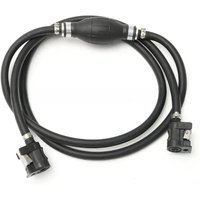 Newest 8MM Fuel Hose Outboard Boat Engine Petrol Tank Connection Kit for Yamaha Engine Fuel Hose Black Marine Engine Oil Pipe