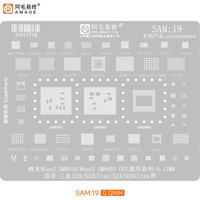 SAM19 SM8550 SM8650 CPU RAM PM8550BH PM8550VE 77098B WCN7851 SDR875 58080 SDR753 BGA Reballing Stencil For Samsung S23 S24 ULTRA