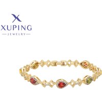 Xuping Jewelry Trendy Exquisite Elegant Popular Women's Bracelets Light Gold Color Birthday Gifts X001001548