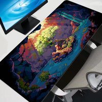 Mouse Pad Gaming Anime Scenery Mousepad Rubber Desk Mat Non-slip PC Laptop Gamer Accessories Keyboard Pad Pixel Art Cute Carpet