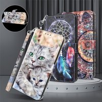 3D Magnetic Flip Leather Wallet Case For Samsung Galaxy S26 S25 S24 S23 S22 S21 S20 S10 S10e S9 S8 Plus Ultra FE Edge 4G/5G