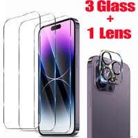 HD Ochrona ekranu dla iPhone 16 15 17 18 14 13 12 11 Pro Max szkło hartowane iPhone15 Pro folia na obiektyw aparatu iPhone16 Plus 13 Mini Glass