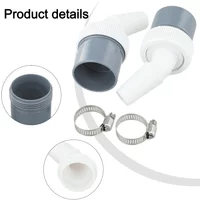 PVC Washing Machine Drain Adapter Fits 18-24mm Inlet And 40mm Outlet For Dishwasher Tumble Dryer And Sink Drain Systems