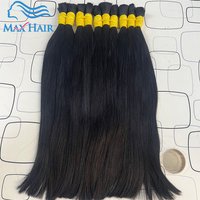 Human Hair Bulk Braiding Straight Indian Hair No Weft Natural Hair 100% Human Hair Extension Wholesale Cabelo Solto Pelo Suelto