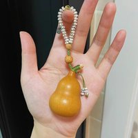 Factory Hand Twisted Small Gourd Palm Play Portable Handheld Amulet Creative Bag Charm For Men And Women Lucky Fortune Blessing