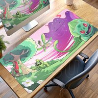 Gaming Pads HD Anime Large Desk Mat Ditto XXL Gamer Mouse Pad Pokémon Keyboard Extended Mousepad Office PC Desks Accessories Rug