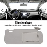 New Fashion Front Right Sun Visor 7431002G40B0 Gray Passenger Side Sun Visor Sunshade Interior Accessories Front Right Sun Visor