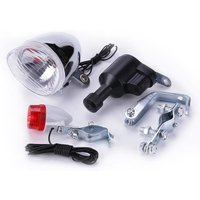 AliExpress NONE Bike Cycling Dynamo Lights Set Safety No Batteries Needed Headlight Rear