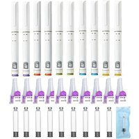 10Pcs Mixed Pack 60U Disposabel Injection Pen Peptide Pen Magic Pen With Sterile 3ml Glass Vials 31G 8MM Needle image 4