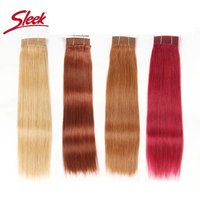 Tissage en Lot Brésilien Naturel Remy à Double Proximité, Cheveux Lisses, 27 #, 30 #, 6 #, 8 #, Rouge/99J, 1 Pièce