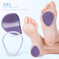 Women's Silicone Gel Forefoot Pads Shoe Pads for Plantar Fasciitis Relief Shock Absorption Foot Care Insoles Sandals Protectors
