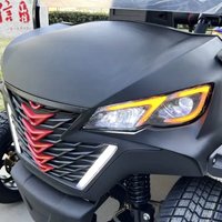 2025 Solar New Exclusive Factory 4-Seater Sightseeing Bus Club Car 4000W 60V Electric Golf Off-Road Vehicle Hunting Car
