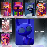 13Cm Anime Cartoons Acrylic Standing Sign for Jax Zooble Pomni Abel Gangle Creative Peripheral Decorative Ornaments Fan Gifts