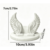 3D Printed Angel Wings Phone Holder, Stable Desktop Stand for All Smartphones, Unique Ornament