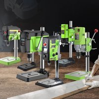 ALLSOME Mini Tischbohrmaschine Tischbohrmaschine Bohrfutter mit variabler Geschwindigkeit 1–16 mm für Heimwerker-Holz- und Metall-Elektrowerkzeuge