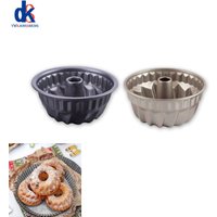 4inch 7inch Cake Pan Non-Stick Carbon Steel Bakeware Fluted Round Baking Mold for Oven Home Kitchen Reusable Easy Release