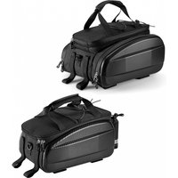 AliExpress NONE Bike Saddle Bags Rear Rack For Mountain Riding Travel Bike Trunk Saddle Seat Bag Carrier with Reflector Bike Bags for Rear Rack