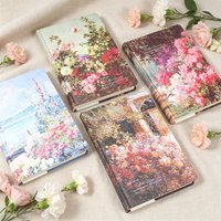 Notebooks With Gold Foil Stamping, Color-Printed Diaries, And Dreamlike Oil Painting Illustrations On The Inner Pages