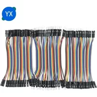 40-120PCS Jumper Wire DuPont Line DuPont Cable Connection male to male+female to female and male to female for Arduino DIY KIT
