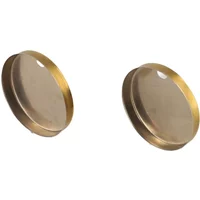Toilet Seat Hinge Covers 24 Pieces Stainless Steel 60mm Fixing Decorative Screw Protectors For Home And Hotel Restroom Use