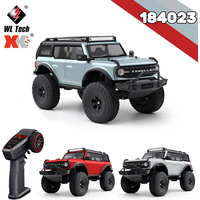 WLtoys 184023 1:18 4WD Off-road Climbing Vehicle RC Car 2.4G RTR Electric Remote Control Crawler with LED Lights Toys for Kids