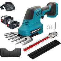 2 IN 1 Cordless Electric Hedge Trimmer Shears 21v Rechargeable Handheld Grass Cutter Garden Hedge Trimmer Fit Makita 18V Battery