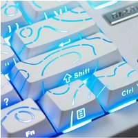 2027 New Contour 4.0 Side Engraved Keycap PBT Translucent 97 Key Gaming Mechanical Keyboard Key Cap White For Magnetic Switch