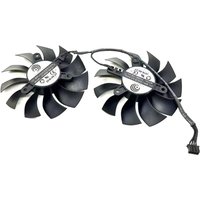 For EVGA GTX1080TI SC GTX 1080 Ti Black Edition SC2 Fan Graphics Card Cooling 2PCS/Lot PLA09215B12H 12V 0.55A 86mm 4Pin