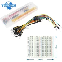 Breadboard Kit 750 Points Bread Board + 65pcs/140pcs Jumper Wire Test Circuit Board Protoboard DIY Electronic Kits