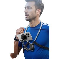 AliExpress NONE Magnetic neck-hanging phone holder, travel fishing and cycling perspective fixed chest anti-shake device