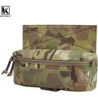 KRYDEX Tactical Mini Dangler Drop Dump Pouch Abdominal Carrying General Purpos Fanny Kit Pack Storage Tool Bag for Plate Carrier