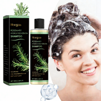 Rosmarin-Hydrolysiertes Keratin-Shampoo Repariert Trockenes, Beschädigtes, Krauses Haar Reinigt Stärkt Feuchtigkeitsspendend Kopfhaut-Wurzel-Haarwuchs