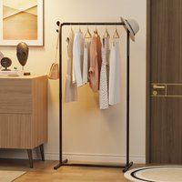 Multifunctional Lightweight Hanger Stand, Clothing Rack, Upright Hanger——Storage Solution for Home Decor and Organization, Living Room Storage, Bedroom Storage, with Hooks Suitable for Bags, Hats,